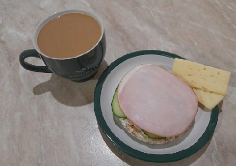 Мой обычный завтрак.