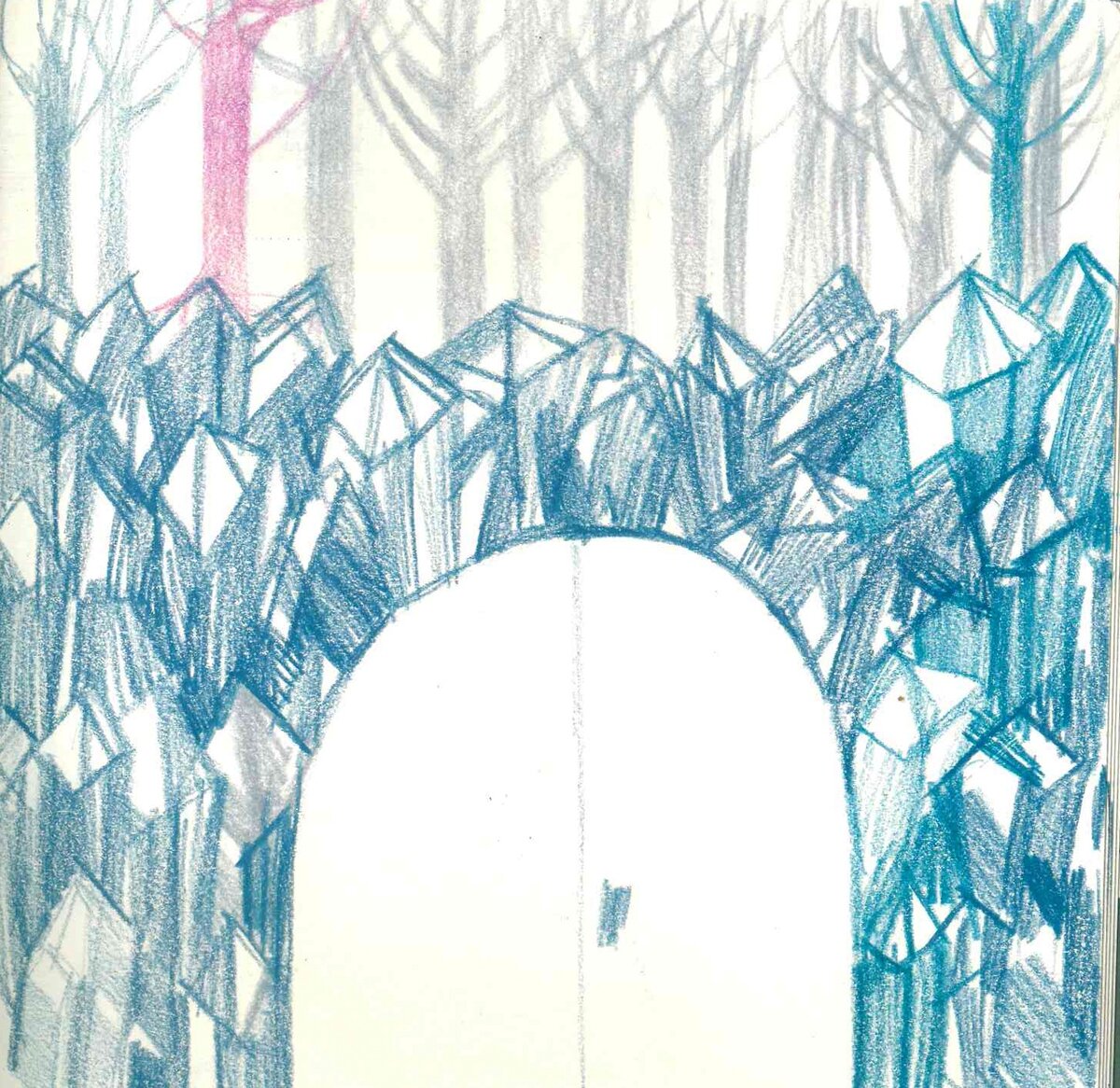 Выход в лучший мир есть всегда, мы просто не всегда его видим среди гор информационного мусора. Рисунок мой