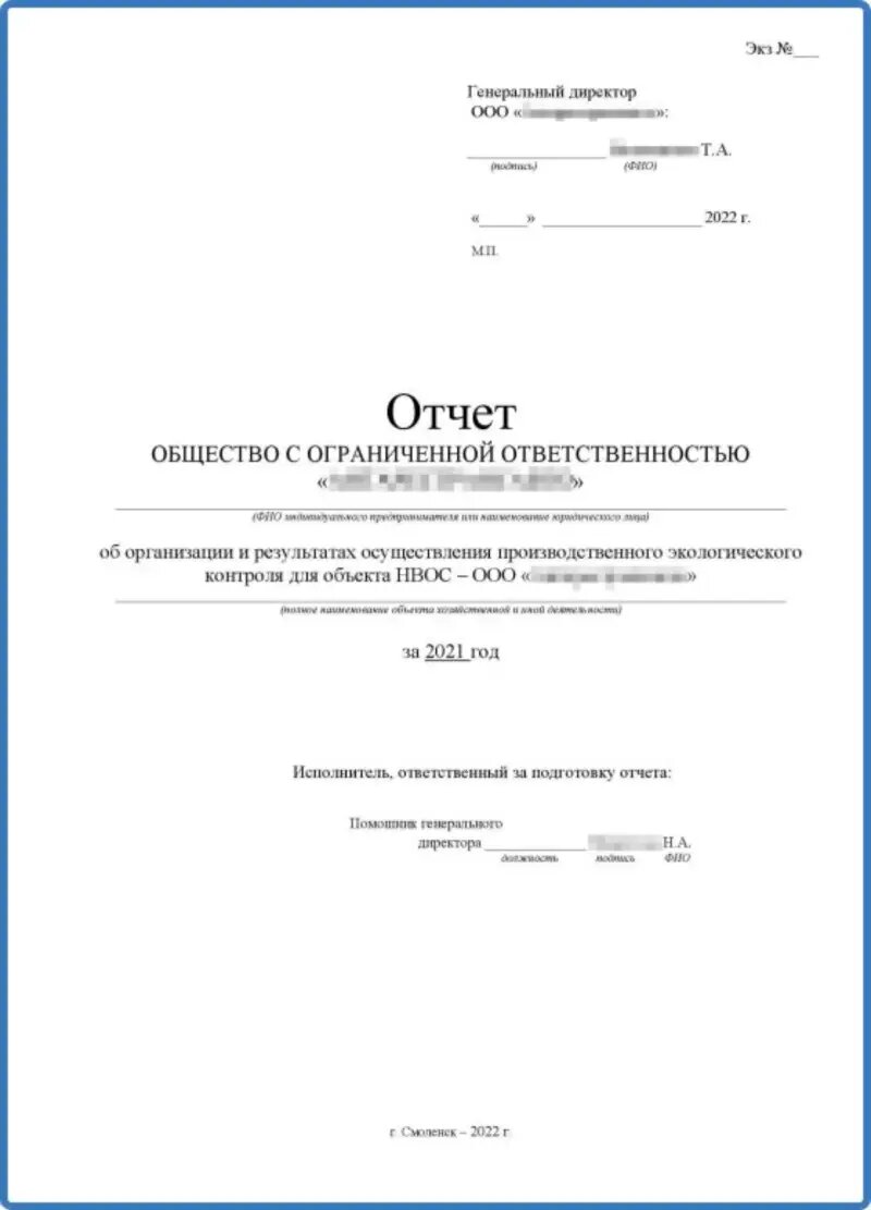 Отчет пэк в 2023 году новая форма образец заполнения