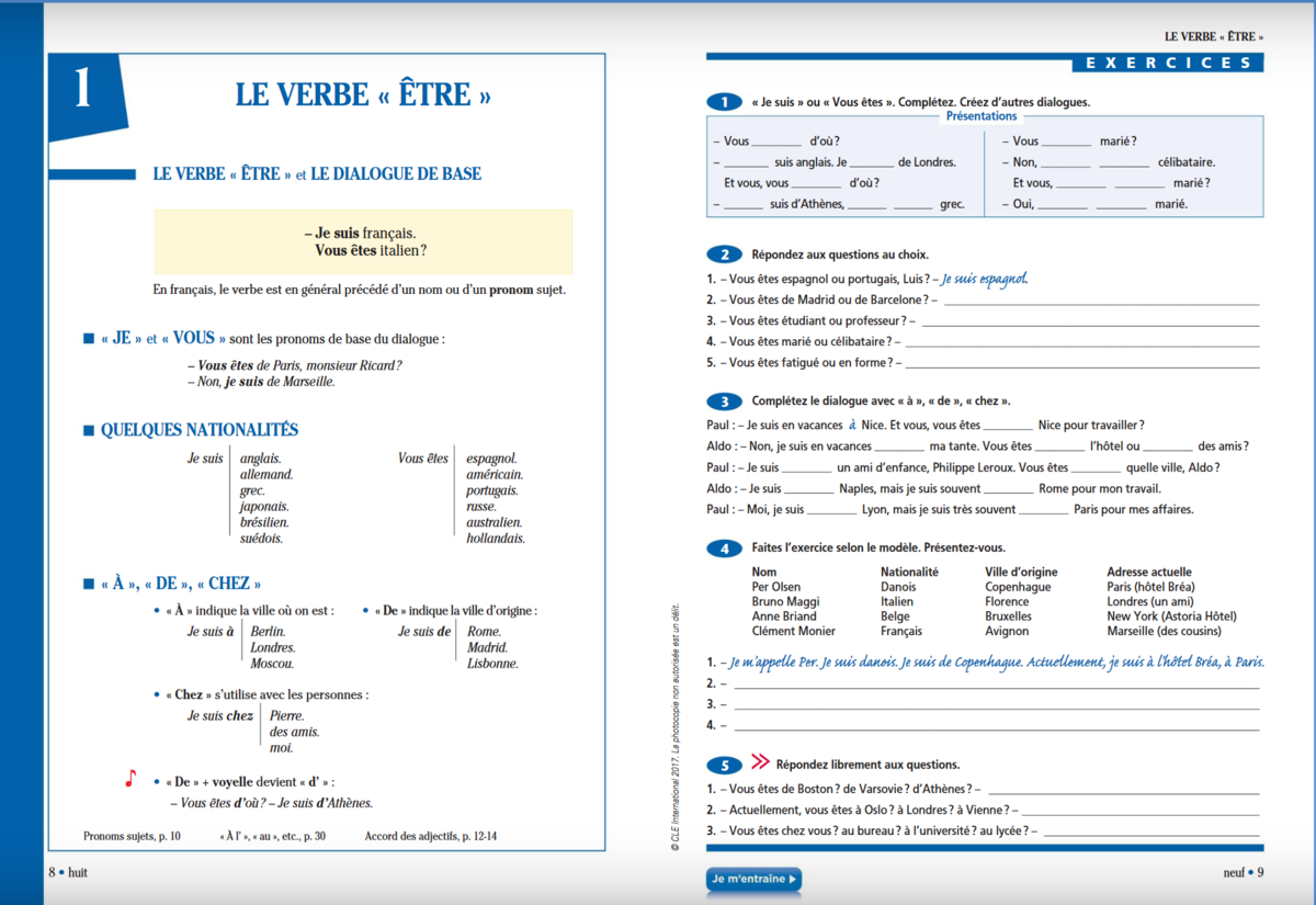 Учебник Grammaire progressive du français 