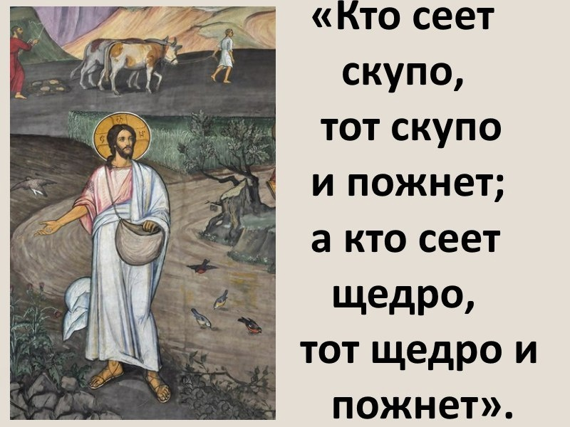 Вплоть это. Кто щедро сеет тот. Кто сеет скупо скупо и пожнет. Кто сеет скупо тот скупо и пожнет а кто сеет щедро тот щедро и пожнет. Кто скупо сеет тот скупо и пожнет Библия