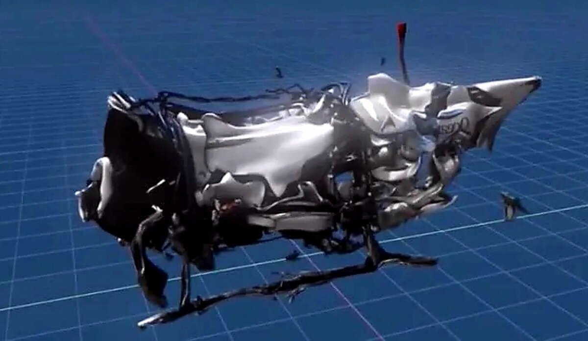 Фейковое изображение разрушения.