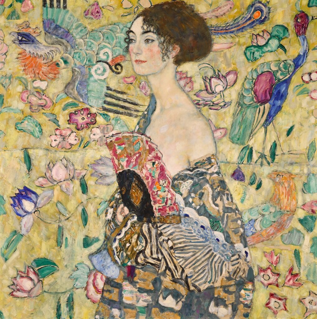 Густав КЛИМТ Дама с веером. 1917–1918 Фото: Sotheby’s
Источник: artnet.com
