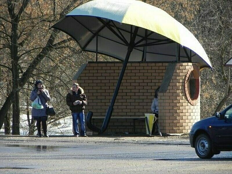   14 самых креативных остановок, где захочется подождать автобус