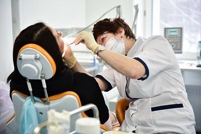    «Стоматология: перезагрузка» проведение диагностики новообразований полости рта © Пресс-служба Министерства здравоохранения Московской области