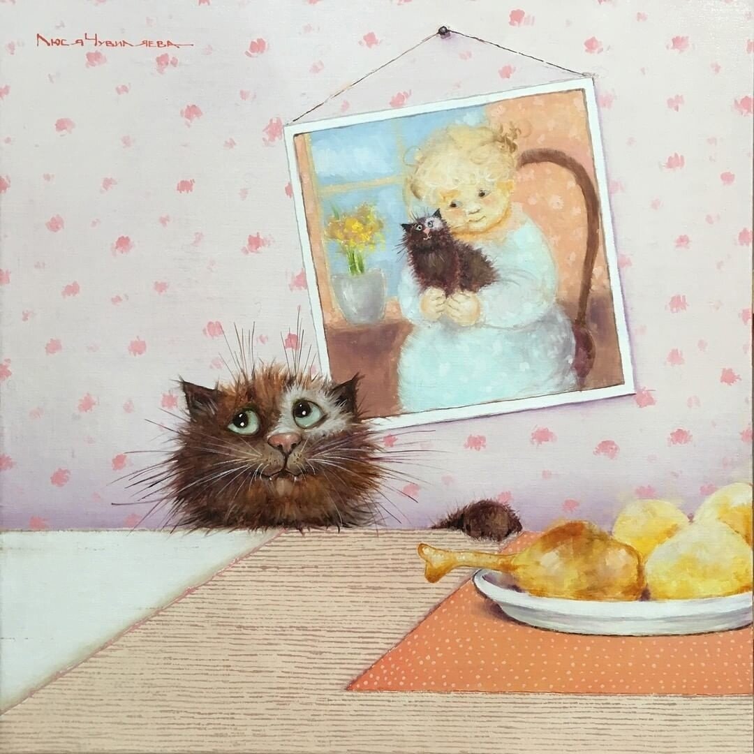 из серии "Музорики" художник Люся Чувиляева (vk.com/moozoriki)