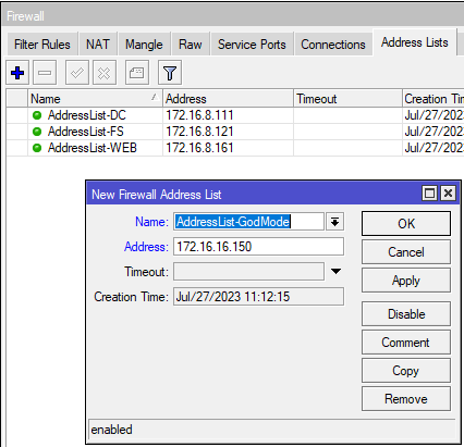 Принцип построения цепочек правил фильтрации трафика В Mikrotik действует принцип - разрешено все что не запрещено.-21
