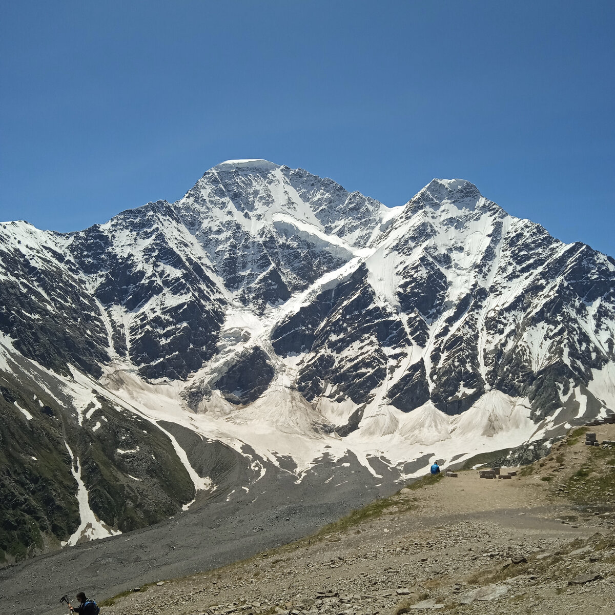 Ледник Семёрка. Бывает же). 