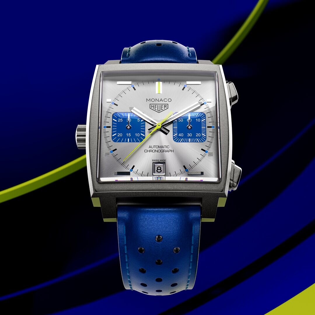 TAG Heuer Monaco Chronograph Racing Blue CAW218C.FC6548