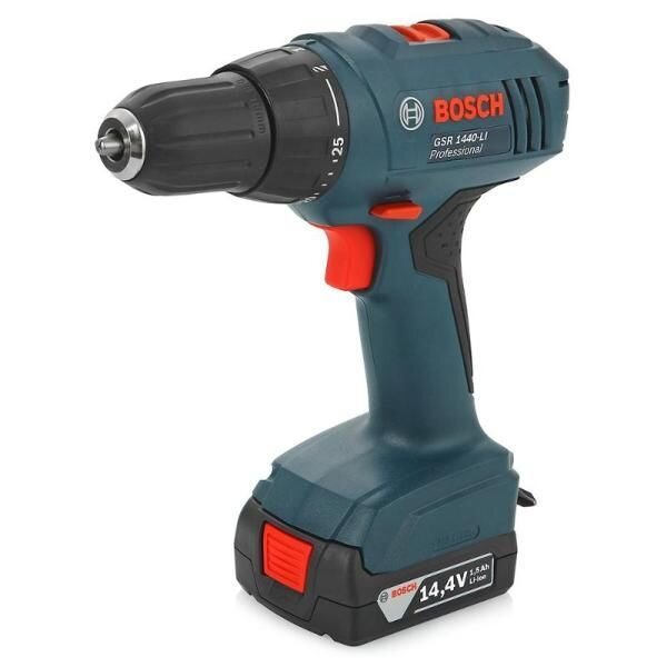 Дрель-шуруповерт BOSCH GSR 1440-LI Professional (доступен для проката) 
