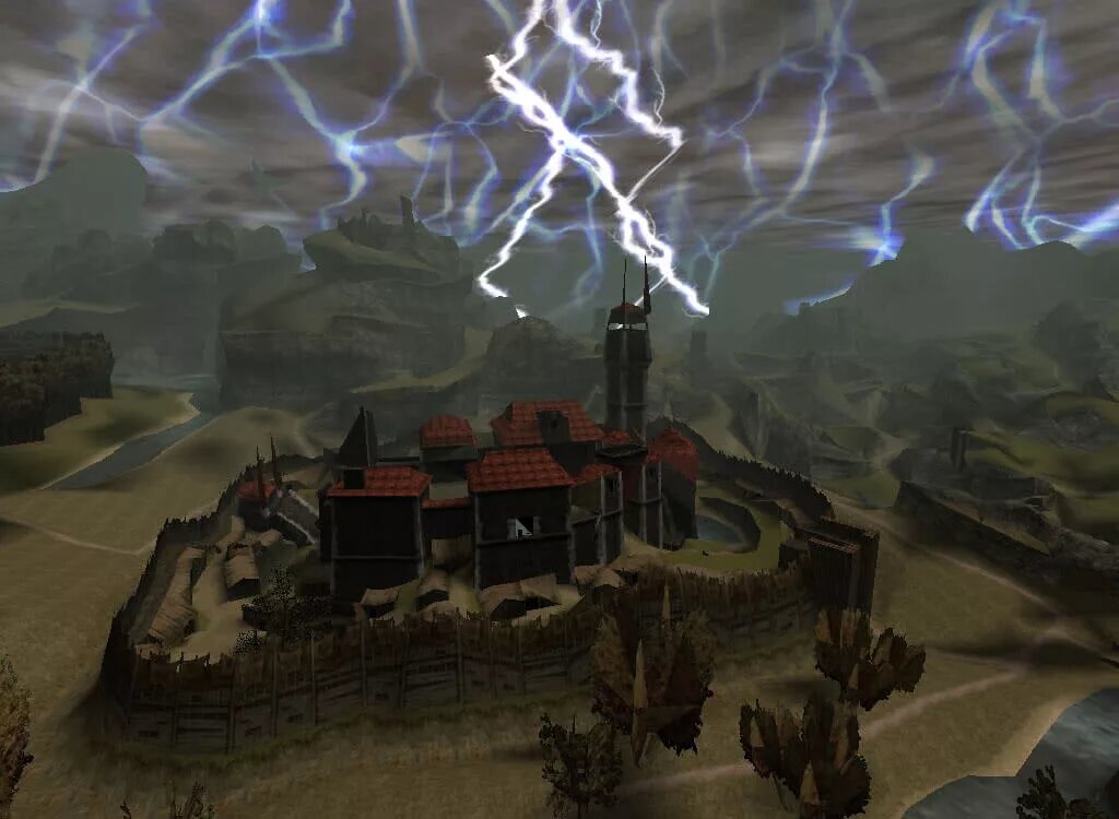 Старый лагерь, вид сверху