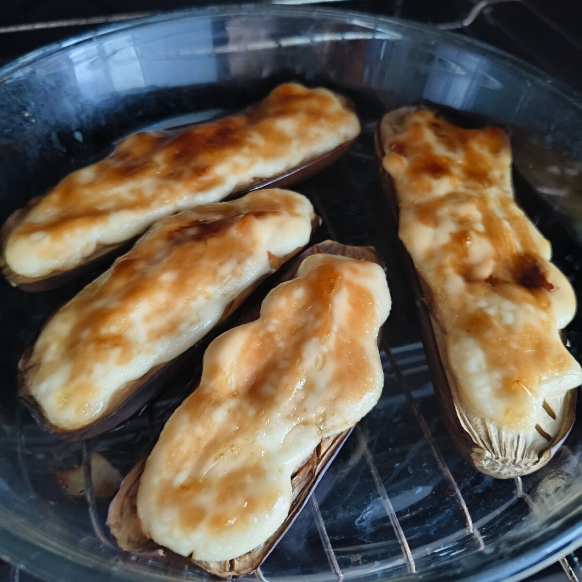 Фото автора. Баклажаны с чесноком, с майонезом и сыром 