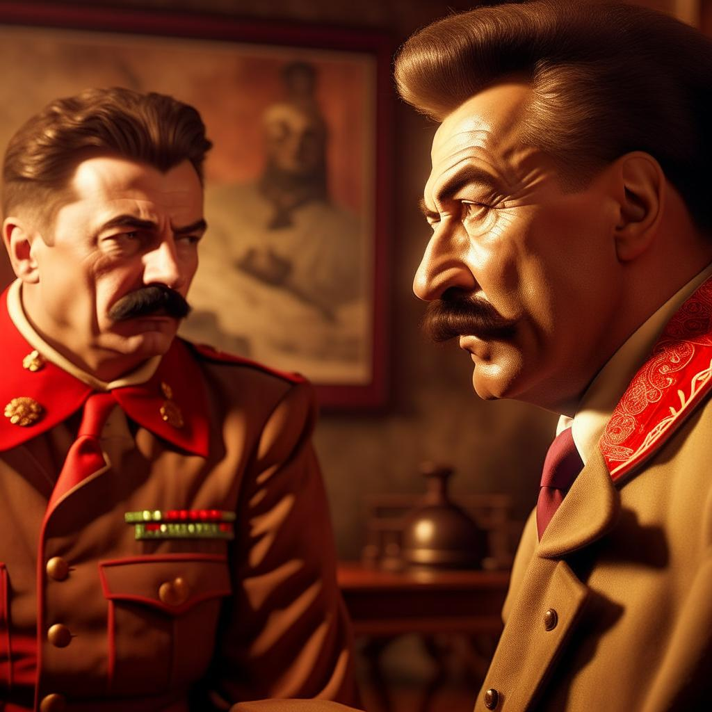 И. В. Сталин глазами нейросети