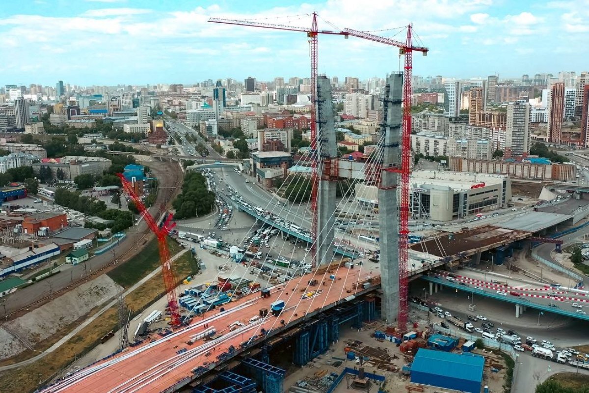 Строительство моста в новосибирске через обь схема