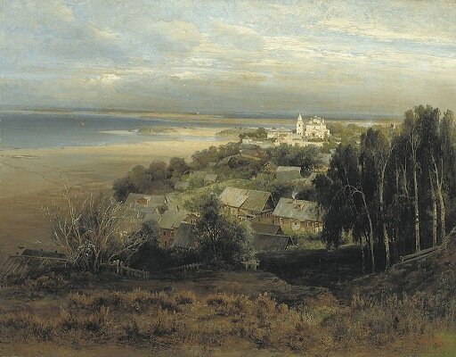 А.К. Саврасов. «Печерский монастырь близ Нижнего Новгорода». 1871 год