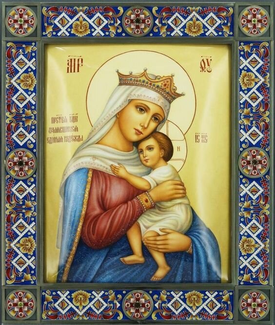 Эта икона по праву считается великой заступницей для всех православных христиан. Источник: https://ru.pinterest.com/pin/929219335596497686/
