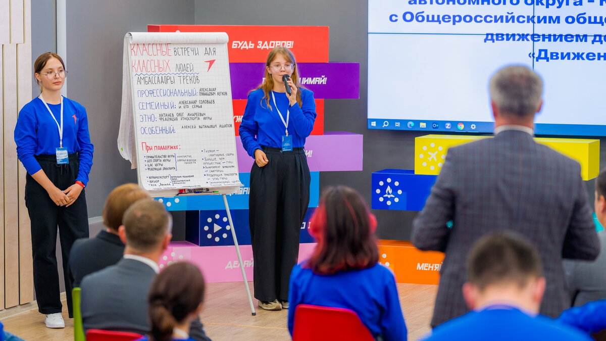    Участники смены «Время Первых» презентовали проекты губернатору Югры