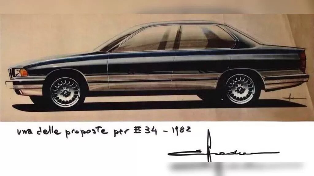 Первые наброски дизайна датированые 1982 годом