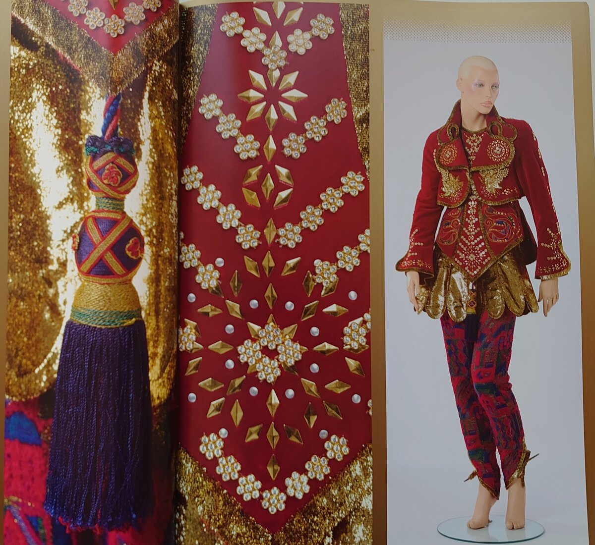 Коллекция "Тысячелетие крещения Руси", 1987, бархат, гобелен, бисер, аппликация, вышивка. Фото автора