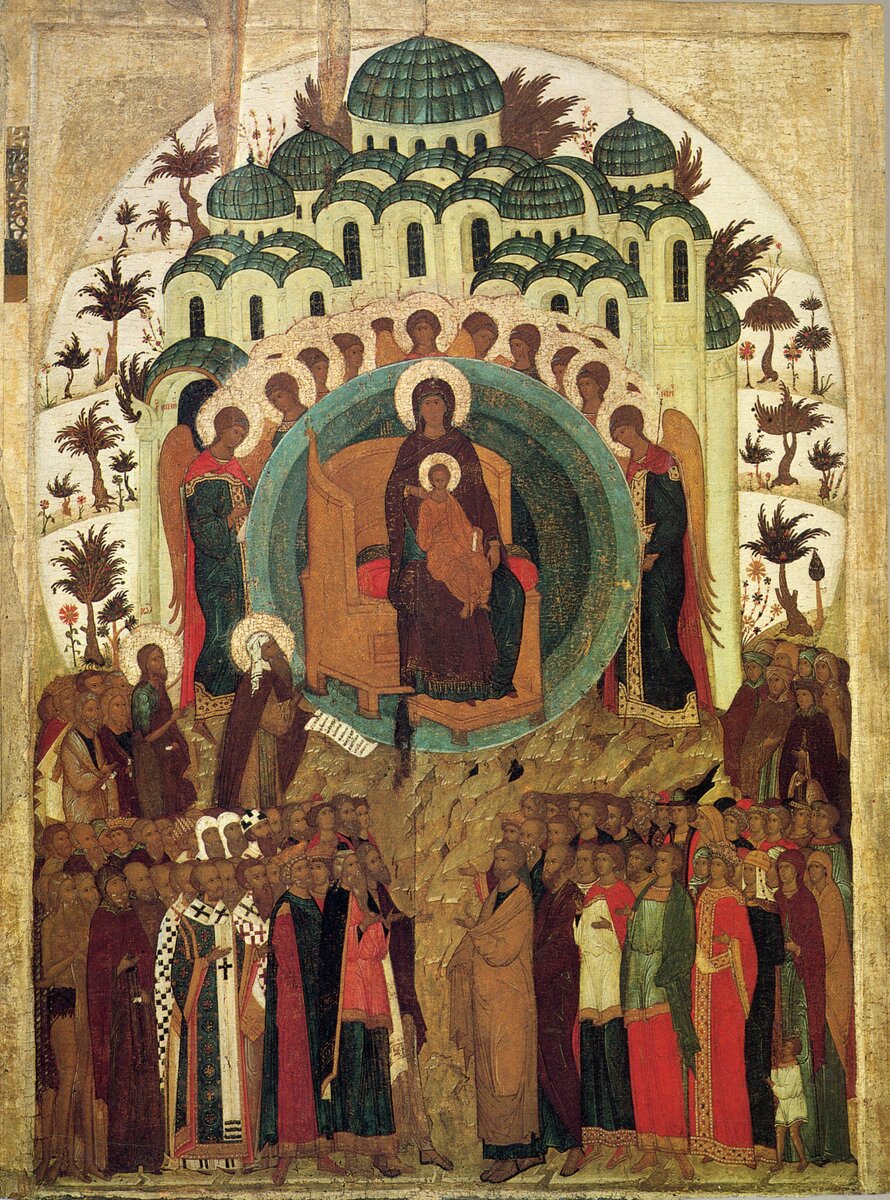 О Тебе радуется. Круг Дионисия. начало 16в.