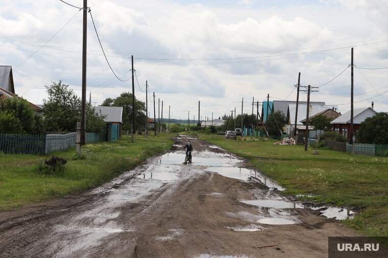 Фото дороги в селе