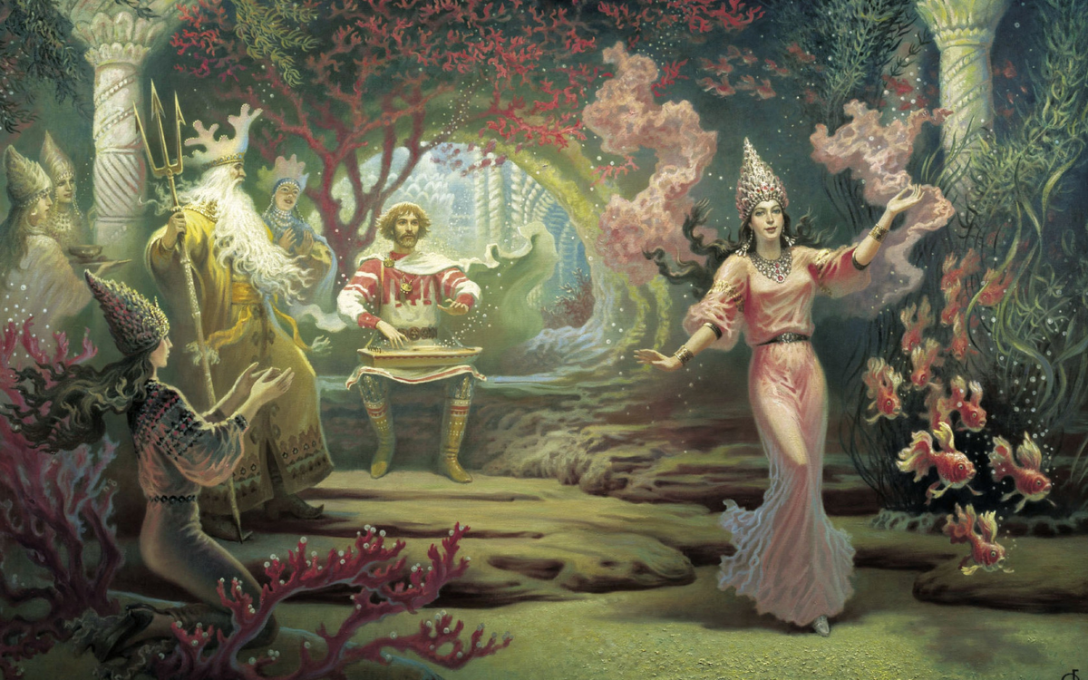 Ольшанский Б. Садко в подводном царстве (Источник изображения: pinterest)