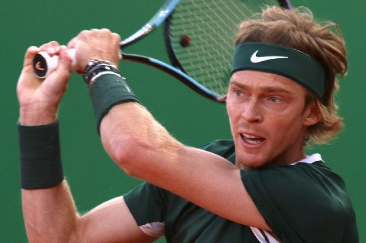    Российский теннисист Андрей Рублев вышел в финал турнира в Швеции