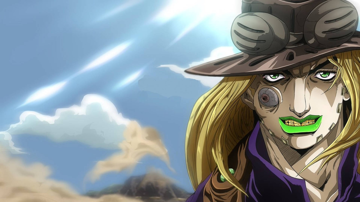Steel ball run обои. Jojo steel ball run opening. обложка манги джоджо 7 часть. джайро цеппели. Jojo steel ball run сэндмен.