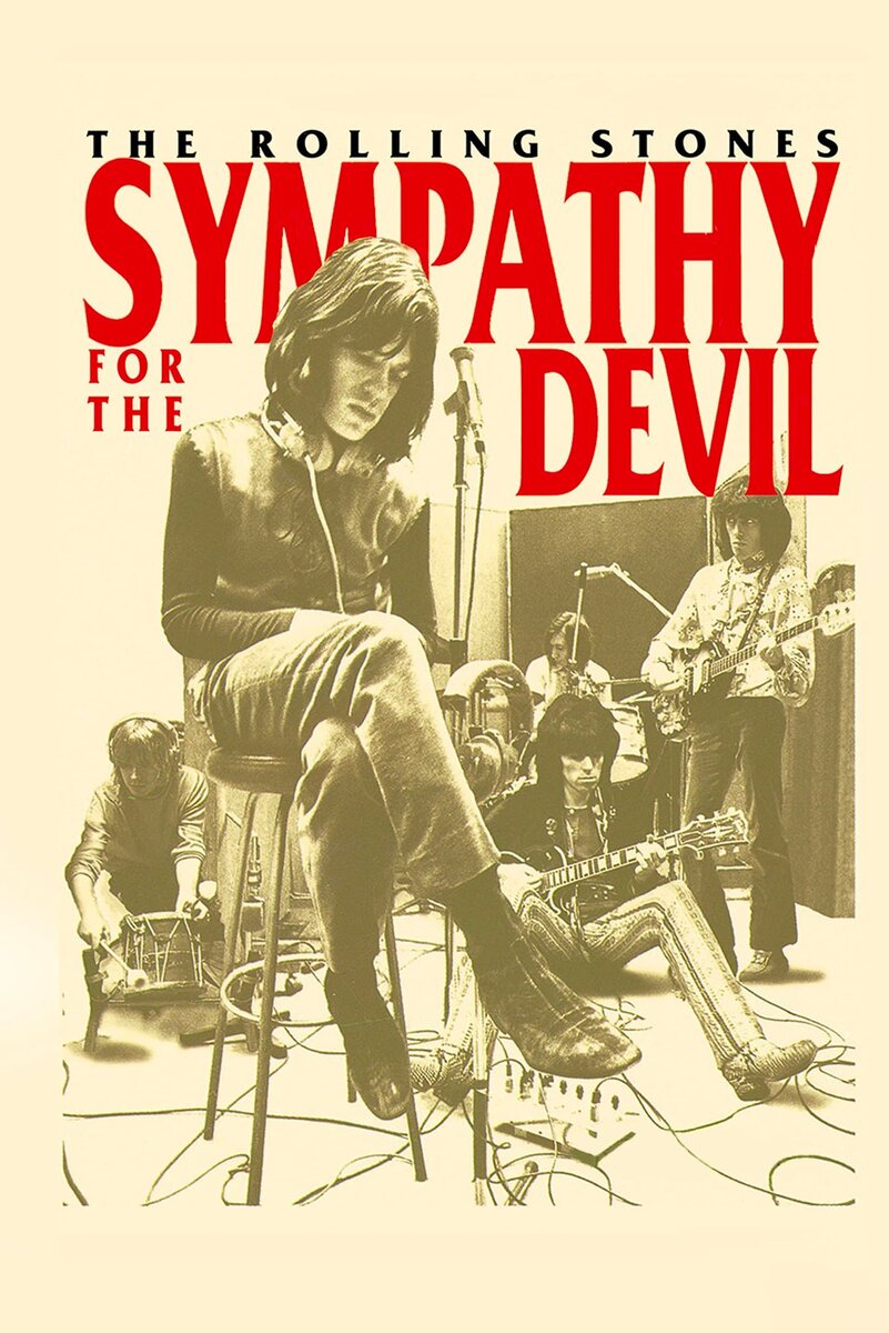 Постер документального фильма Жана-Люка Годара о процессе записи хита Sympathy for the Devil (1968)