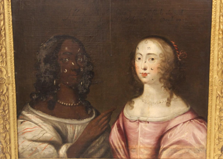 Неизвестный художник. "Аллегорическое изображение двух дам", ок. 1650 г.