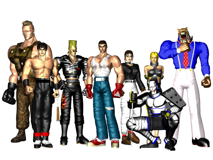 Персонажи ps1. Профессор теккен 3. Tekken ps1. Теккен все персонажи.