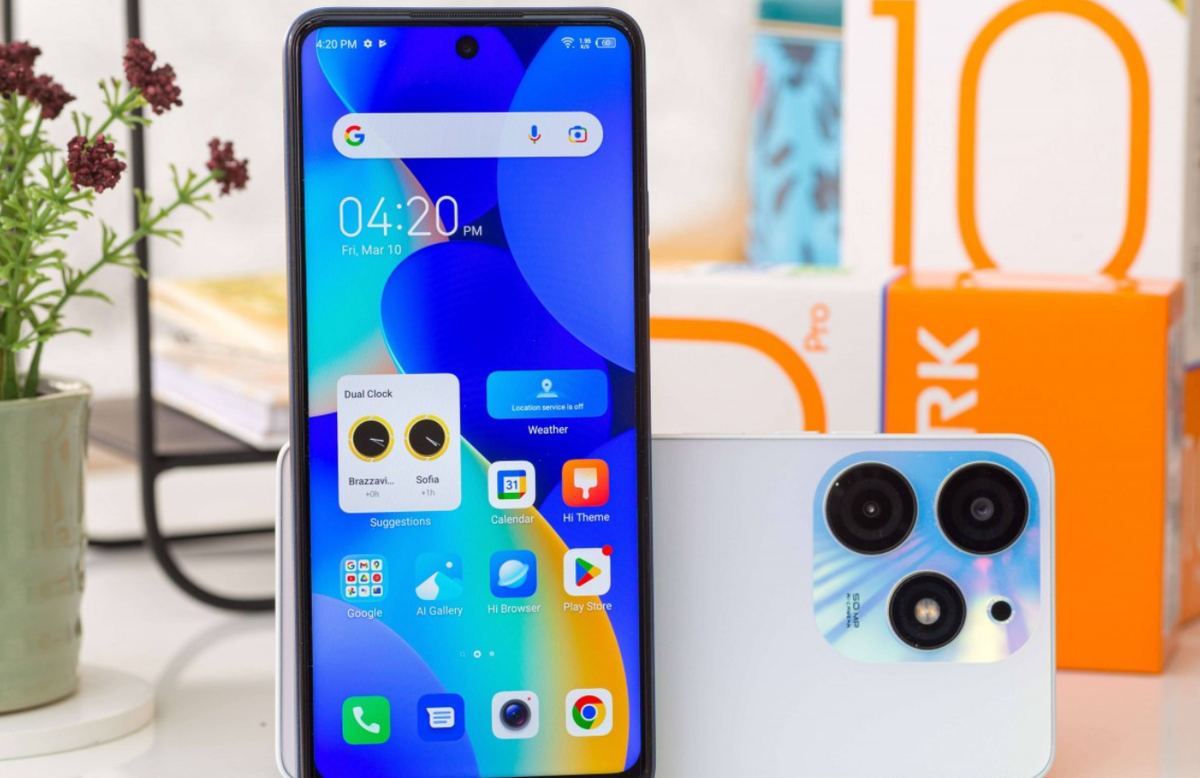    TECNO Spark 10 Pro — качественный дешёвый смартфон. Фото: fdn.gsmarena.com
