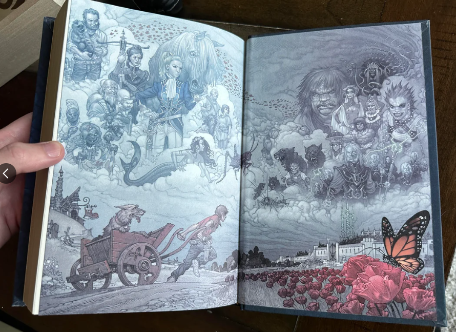 Форзац американского издания "Сказки"