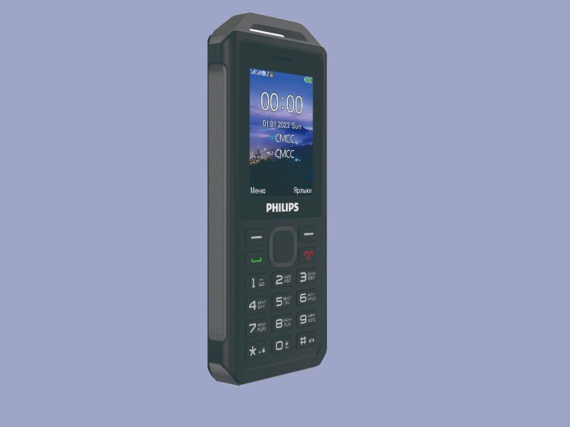    Philips Xenium E2317 вышел в России: автономность до 37 дней и защищённый корпус