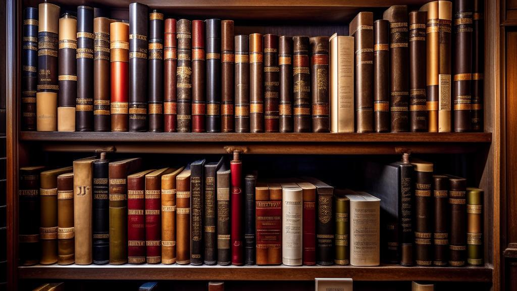 Книжный шкаф. Картинка сделана нейросетью.