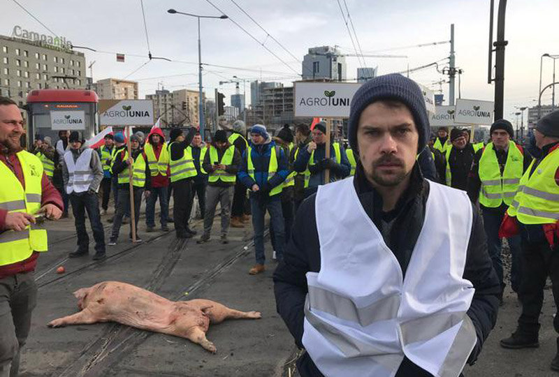 фото Протесты фермеров в Польше