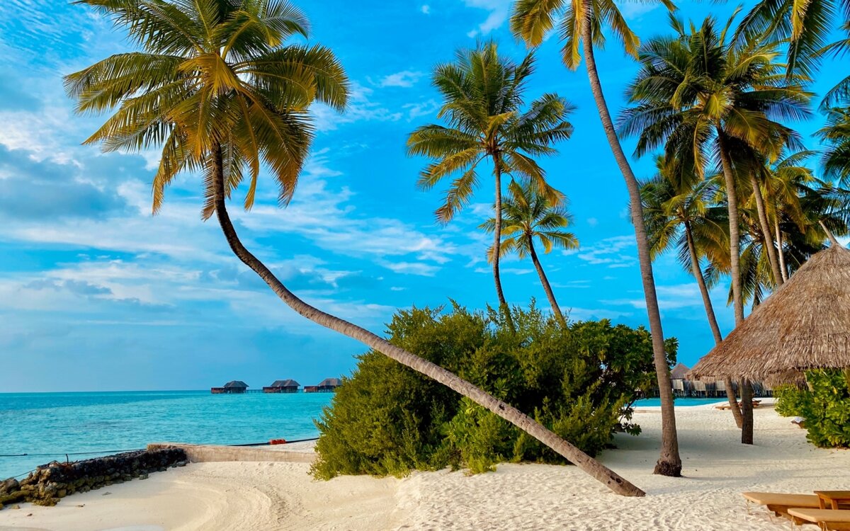Мальдивы, пляж