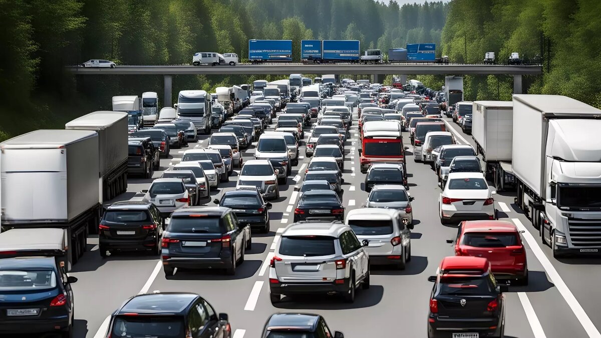     В Ростовской области пробка образовалась из-за дорожных работ и ДТП неподалеку от поселка Рассвет, сообщают «Яндекс. Карты».