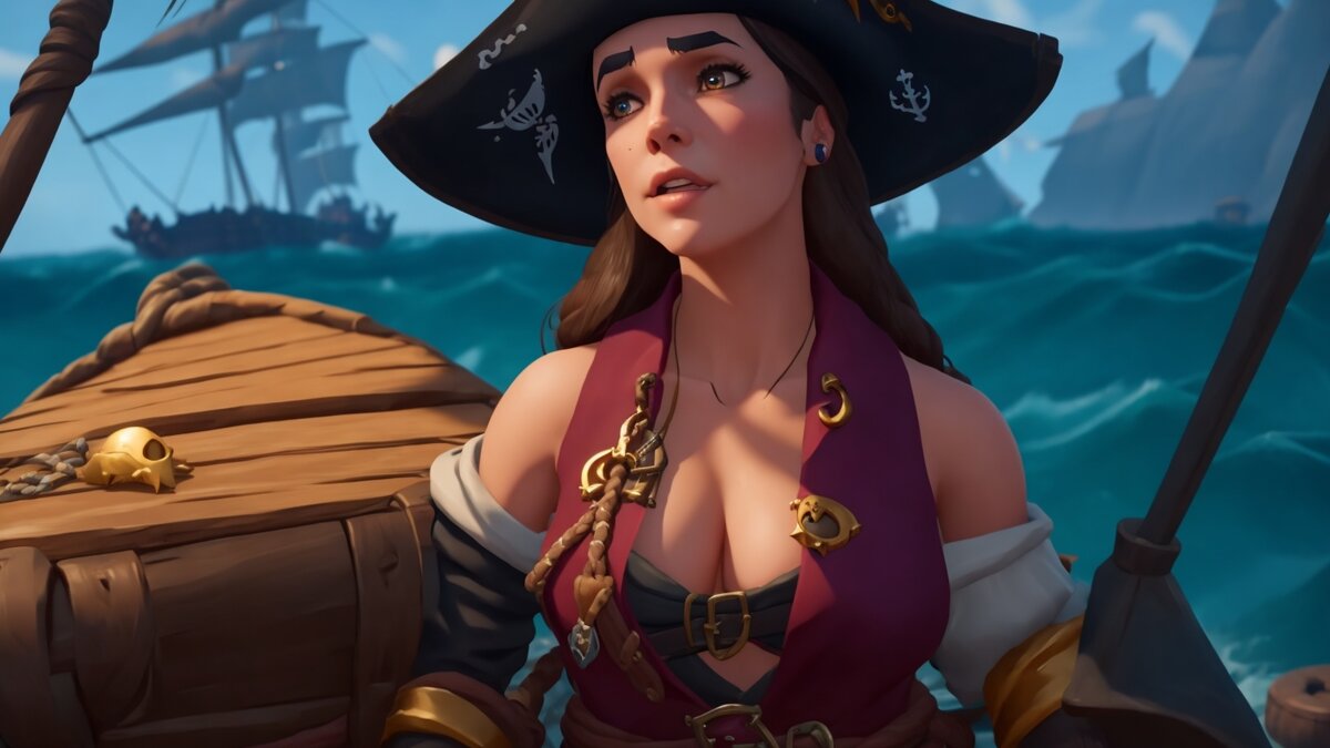 Нейросеть видит Sea Of Thieves немного иначе. По лайкам поймём, нормально видит или нет! Если в игру добавят таких женских персонажей, онлайн будет не "8.000 а 80.000".-2