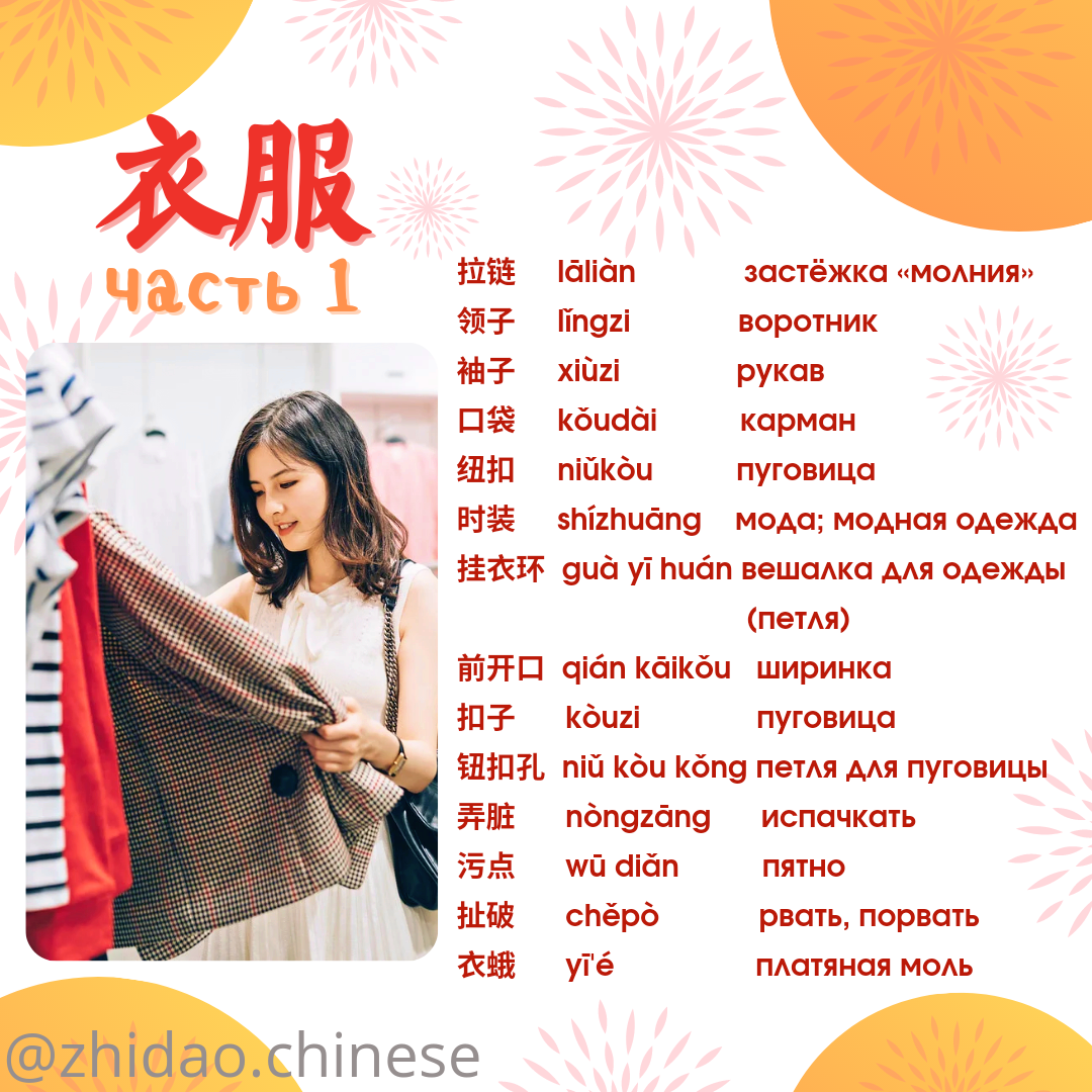 Подборка: одежда (衣服) 🧥 | Китайский язык Zhidao.Chinese | Дзен