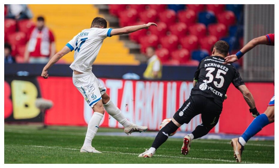    В первом матче «Братского кубка» «Динамо» поразило ворота Акинфеева пять раз. Фото: соцсети ФК «Динамо»