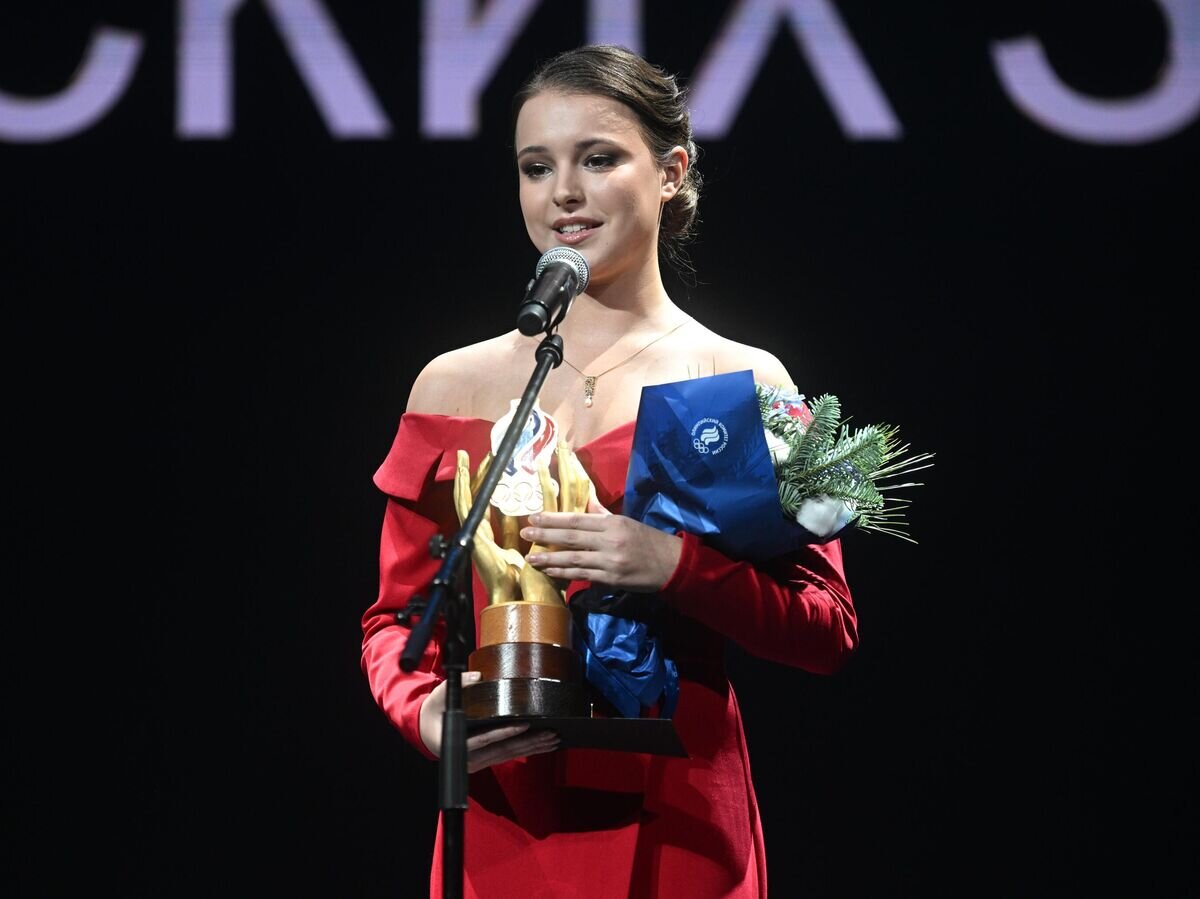    Фигуристка Анна Щербакова© РИА Новости / Павел Бедняков