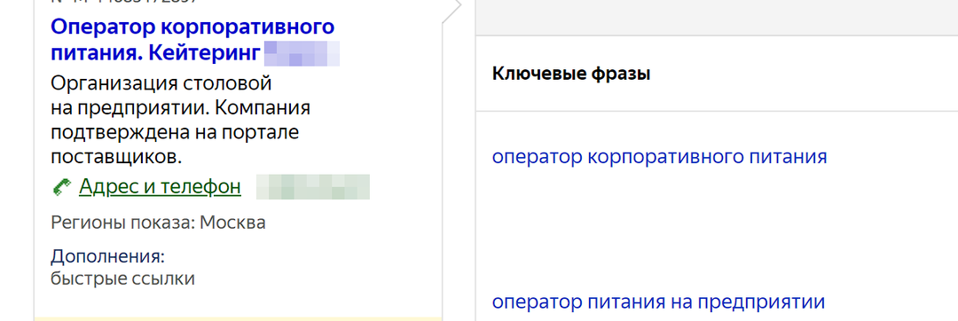 Как контекстная реклама столовую открывала