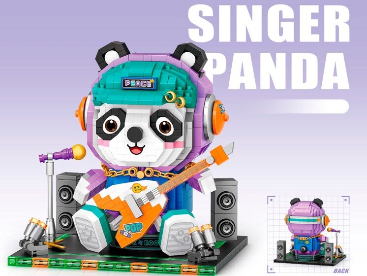 Набор LOZ «Панда в костюме художника» (арт. 8120)