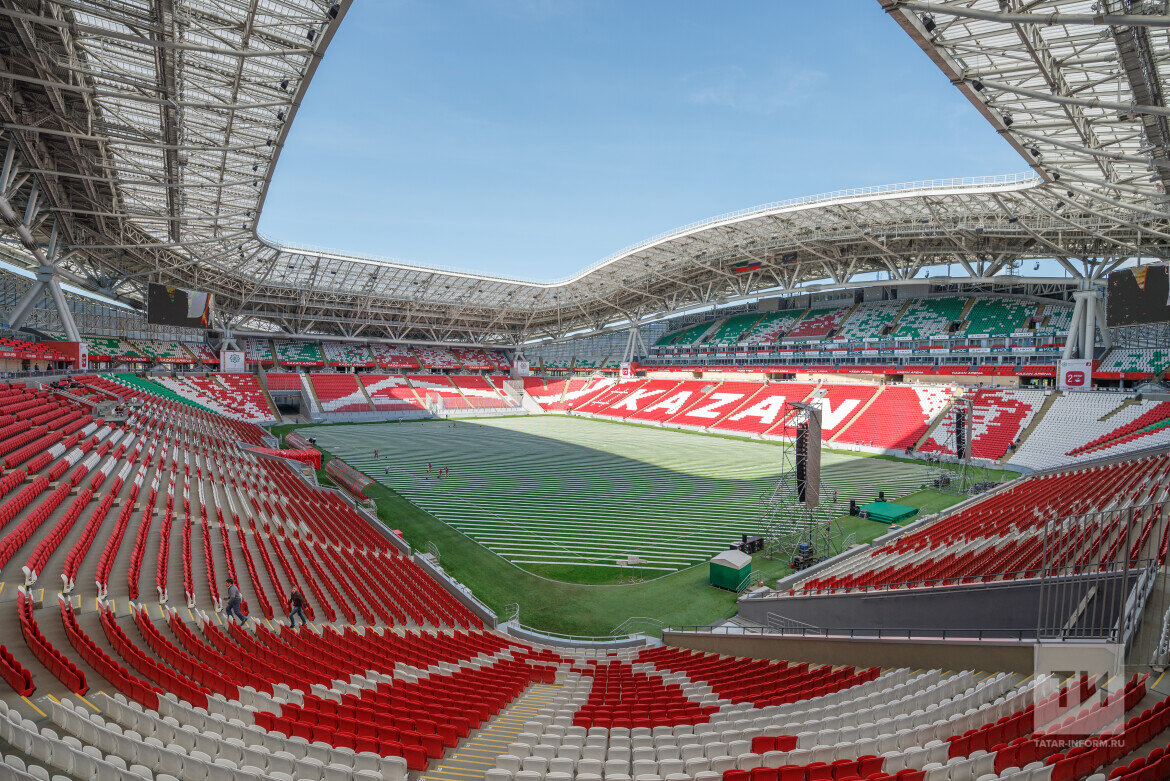 ​«Я знаю, что у вас в РПЛ отличные стадионы, играют сильные команды». Фото: © Владимир Васильев / «Татар-информ»