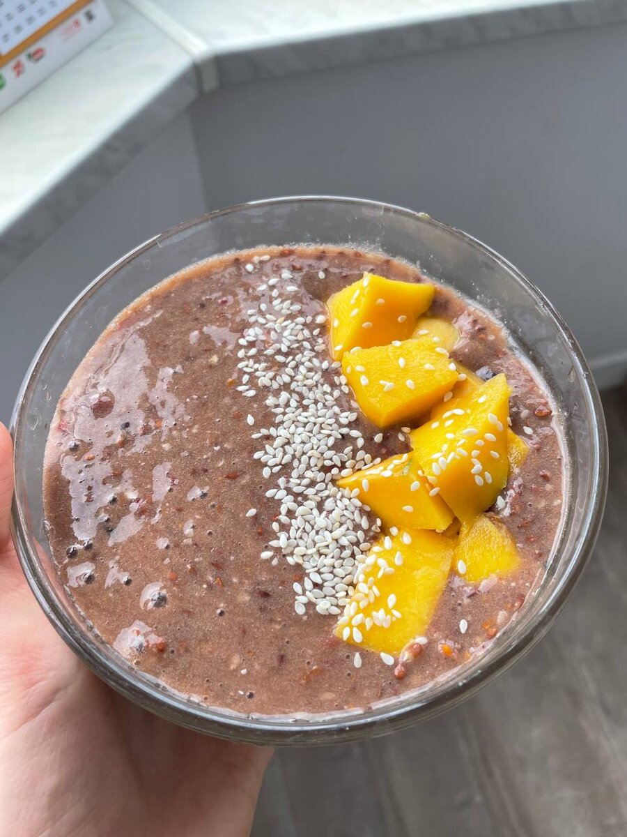 Вкуснейшая живая каша из семян льна 