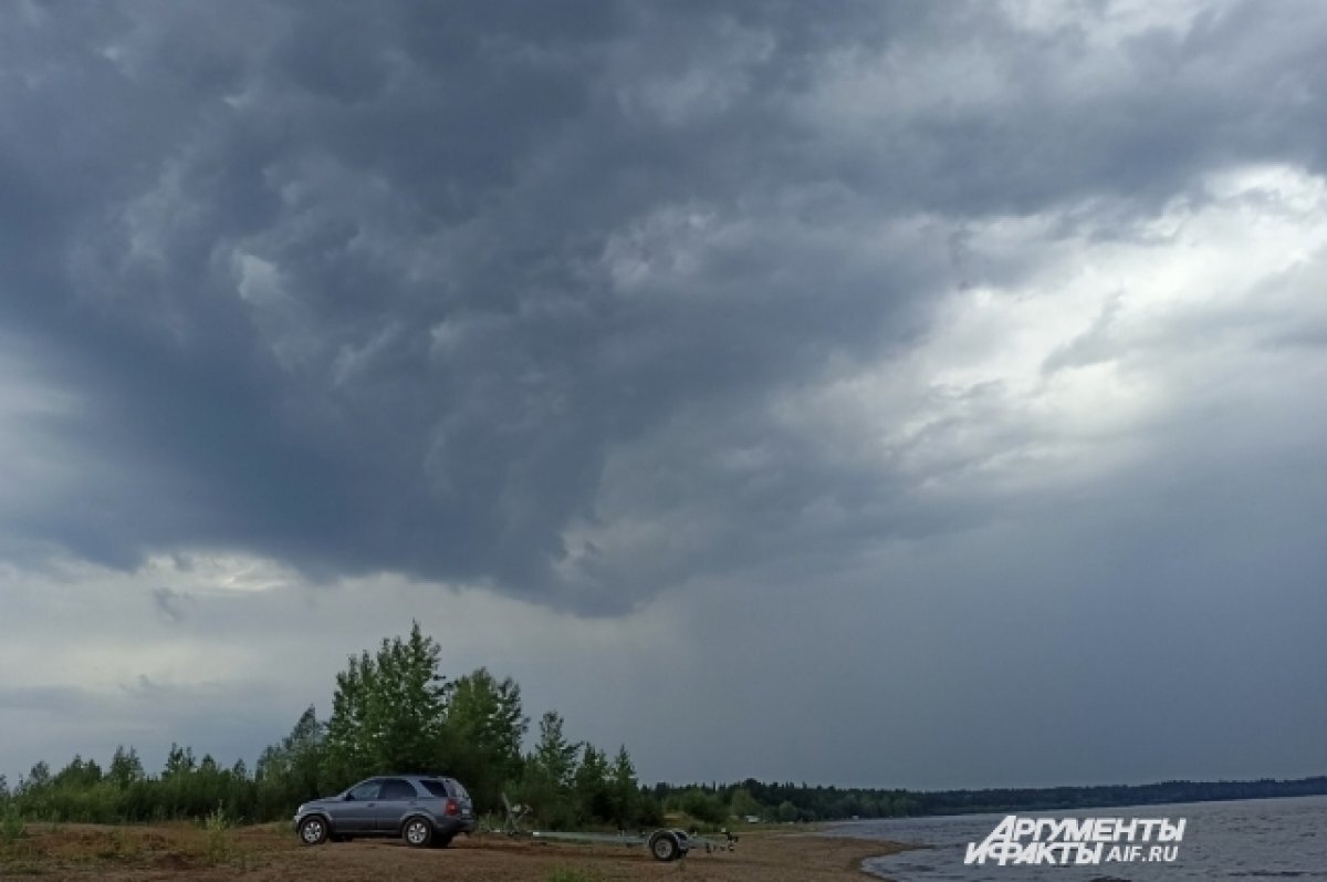    На юге Прикамья 22 июля прошли самые сильные за 3,5 месяца ливни