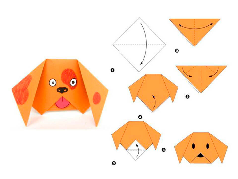 Как сделать собаку из бумаги: 30+ идей поделок из разных материалов