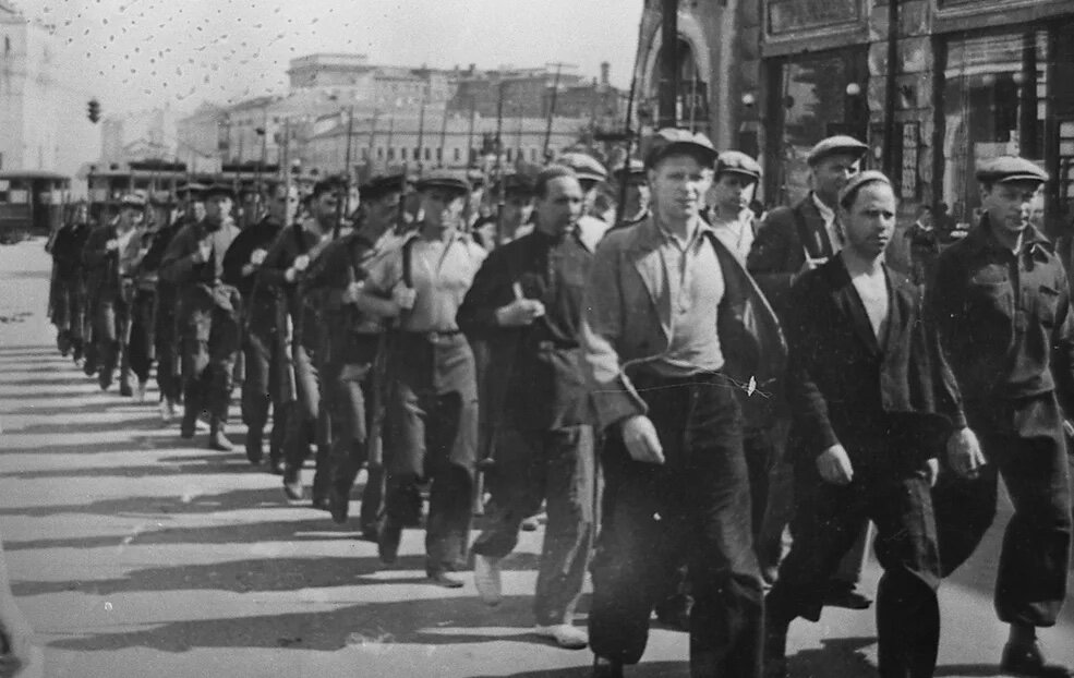 призывники 41 года - их уцелело 3%