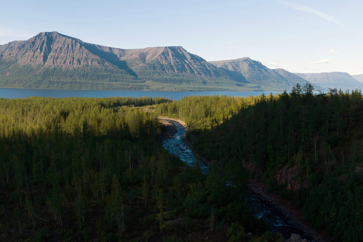 Бельдунчанский водопад плато Путорана Март 2022